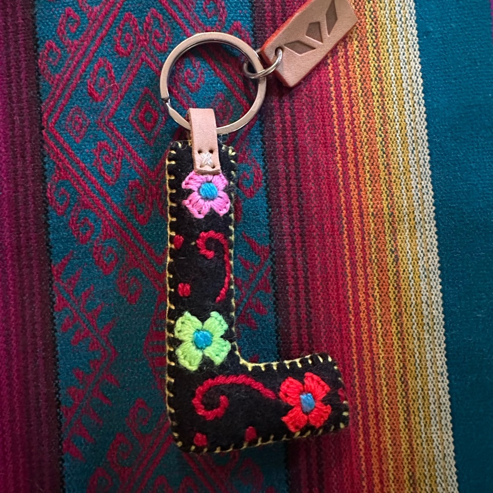 Consuela felt keychain
